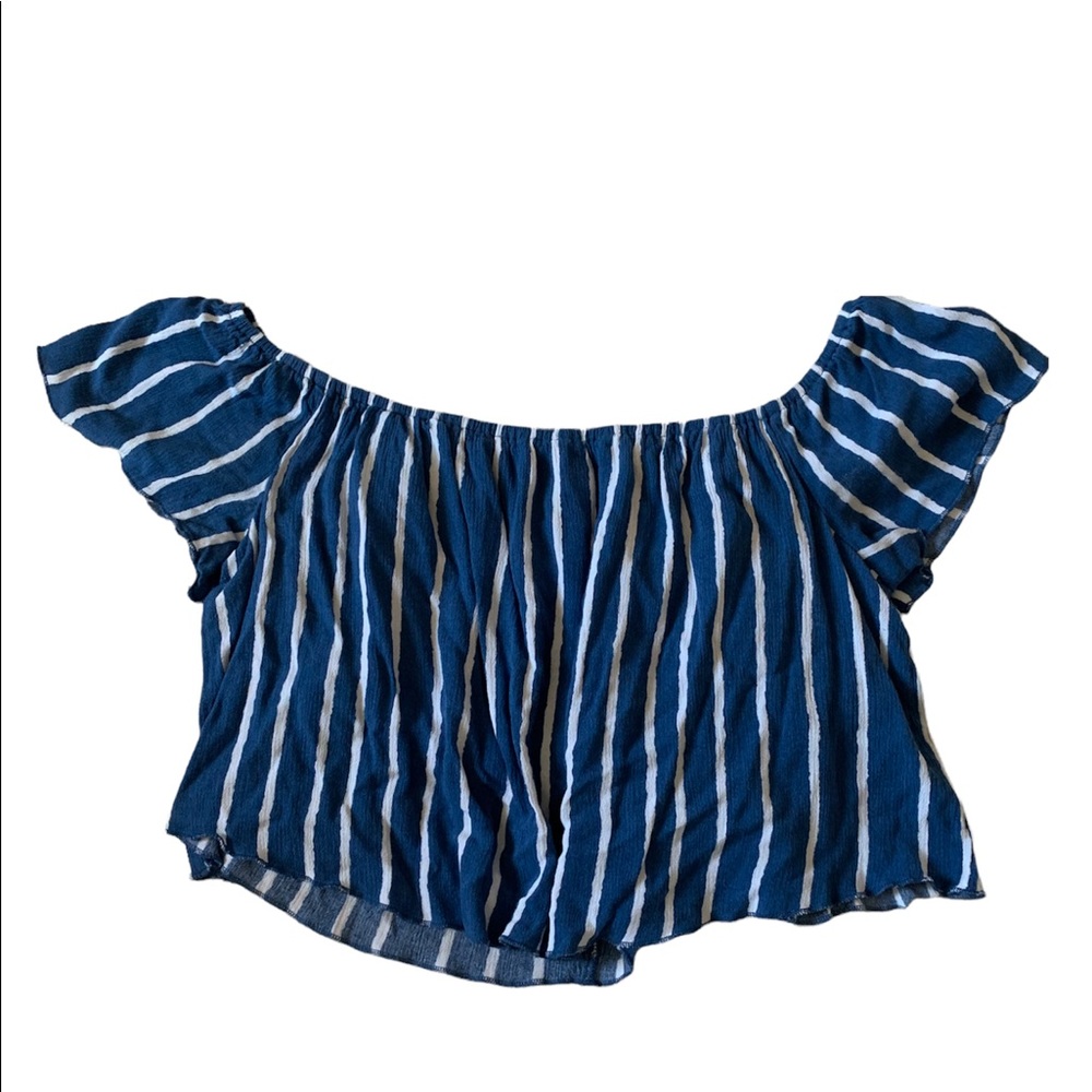 Blue & White Striped shirt